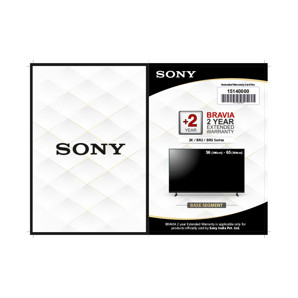 SONY BRAVIA +2Yr LCDEW 140cm(56)-164cm(65)(2K/BR2/BR3)