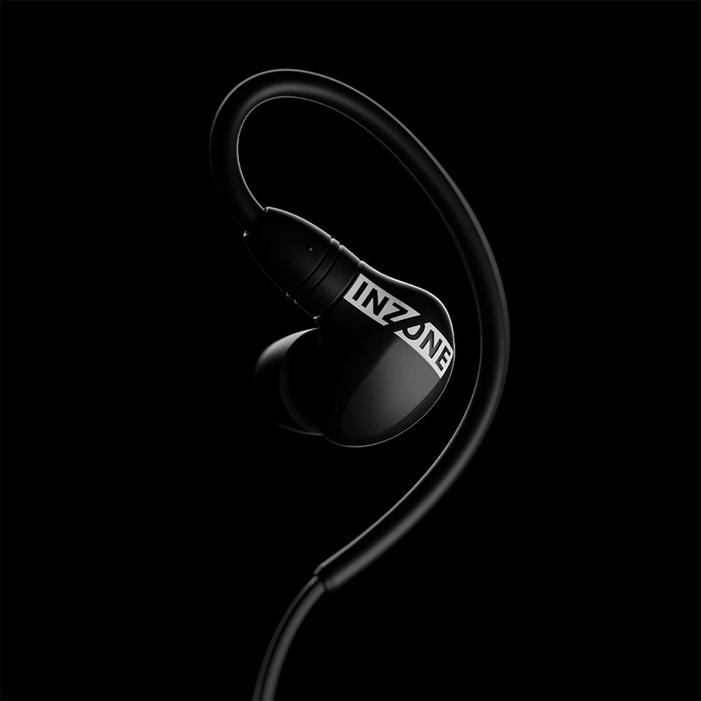 Sony INZONE E9 Wired in-Ear Monitor for Gaming, Tuned for FPS Games, Sound Isolating Earbuds, Comfortable Fit, Low Profile Design, 360 Spatial Sound, Case Included, Developed with Fnatic, White