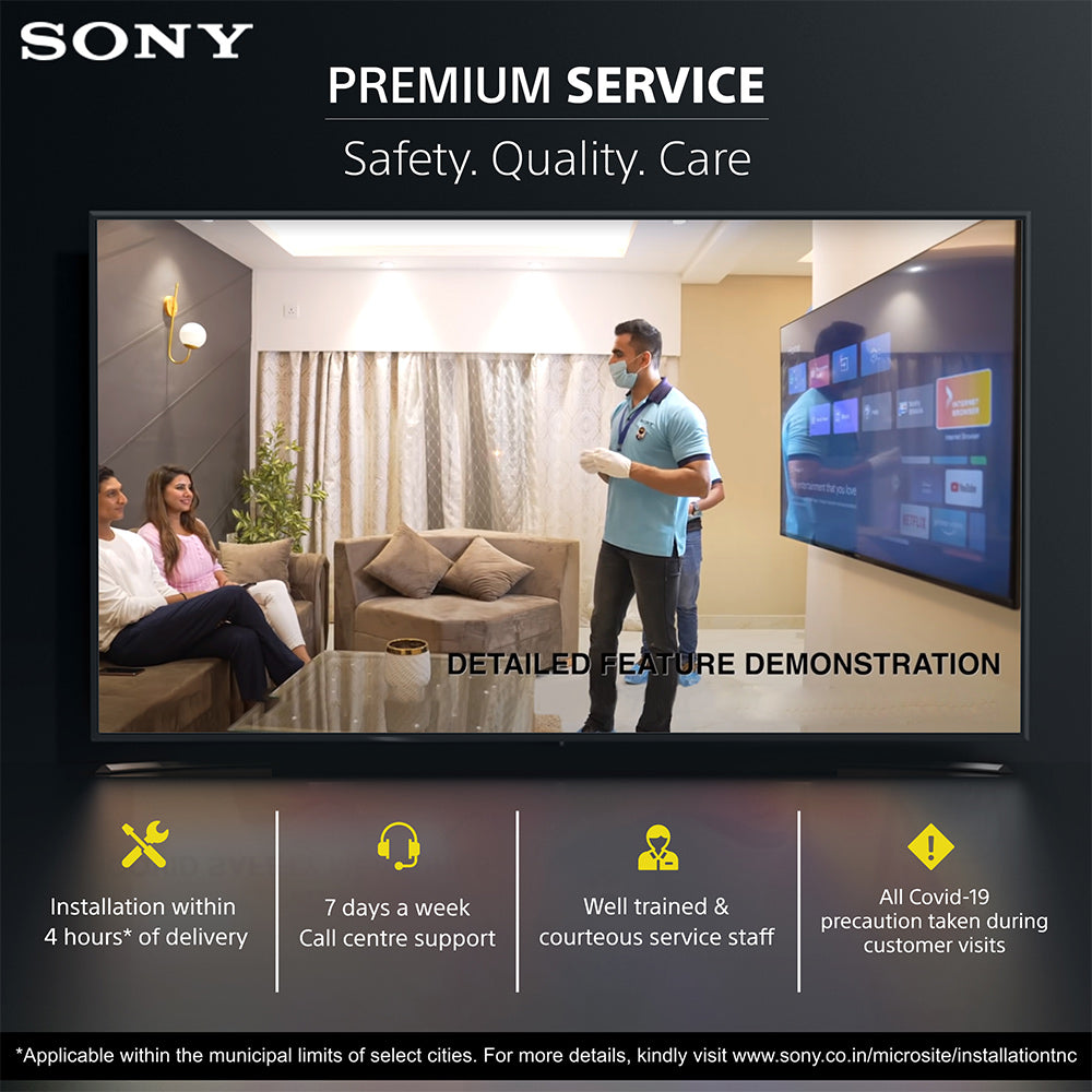Sony Bravia 139 cm (55) 4K Ultra HD Smart LED Google TV KD-55X75L (Black)