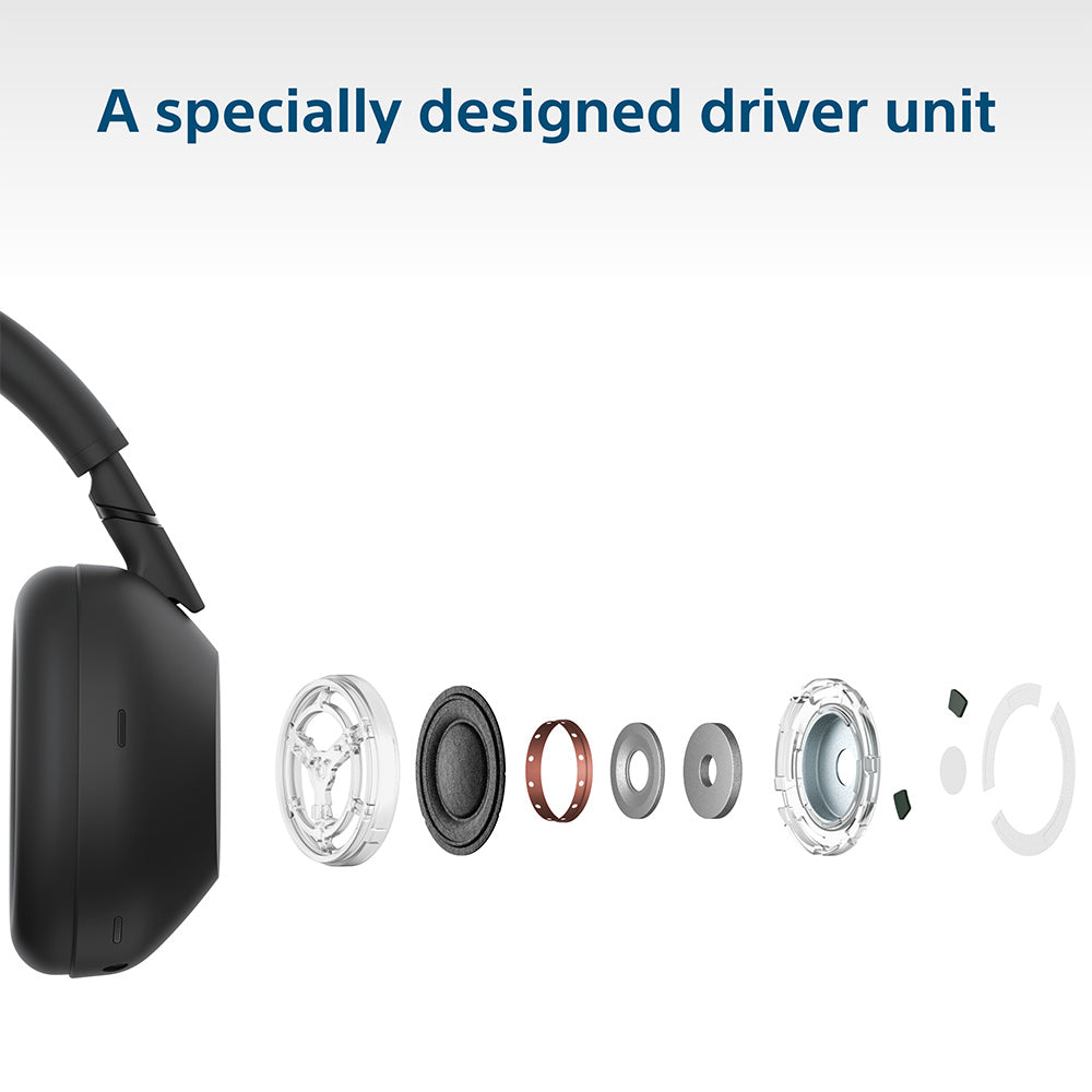 Sony WH-1000XM6 The Best Wireless Noise Canceling Headphones, HD NC Processor QN3, 12 Microphones, Adaptive NC Optimizer, Mastered by Engineers, Studio-Quality