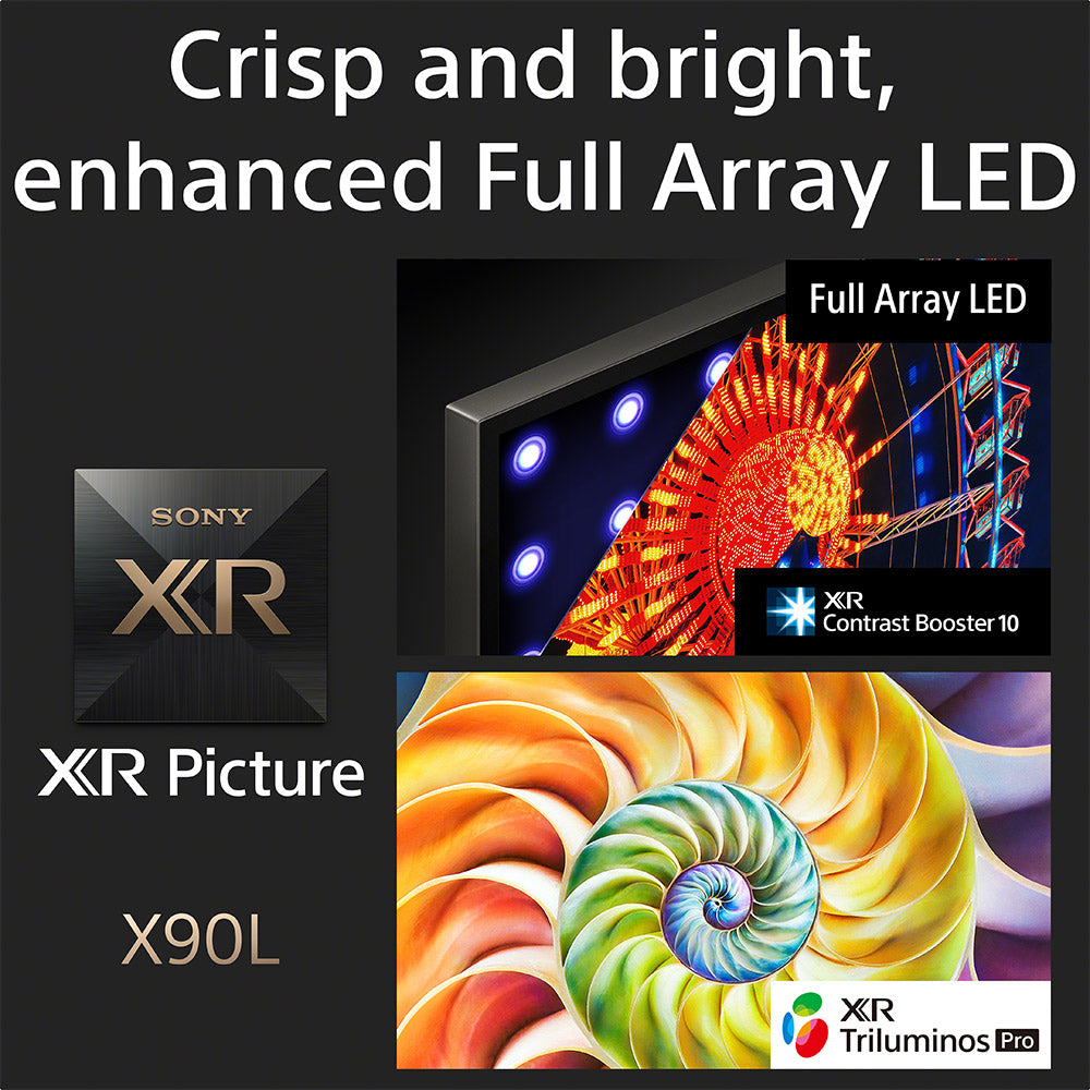 Sony XR-75X90L Bravia 189 cm (75) XR Series 4K Ultra HD Smart Full Array LED Google TV (Black)