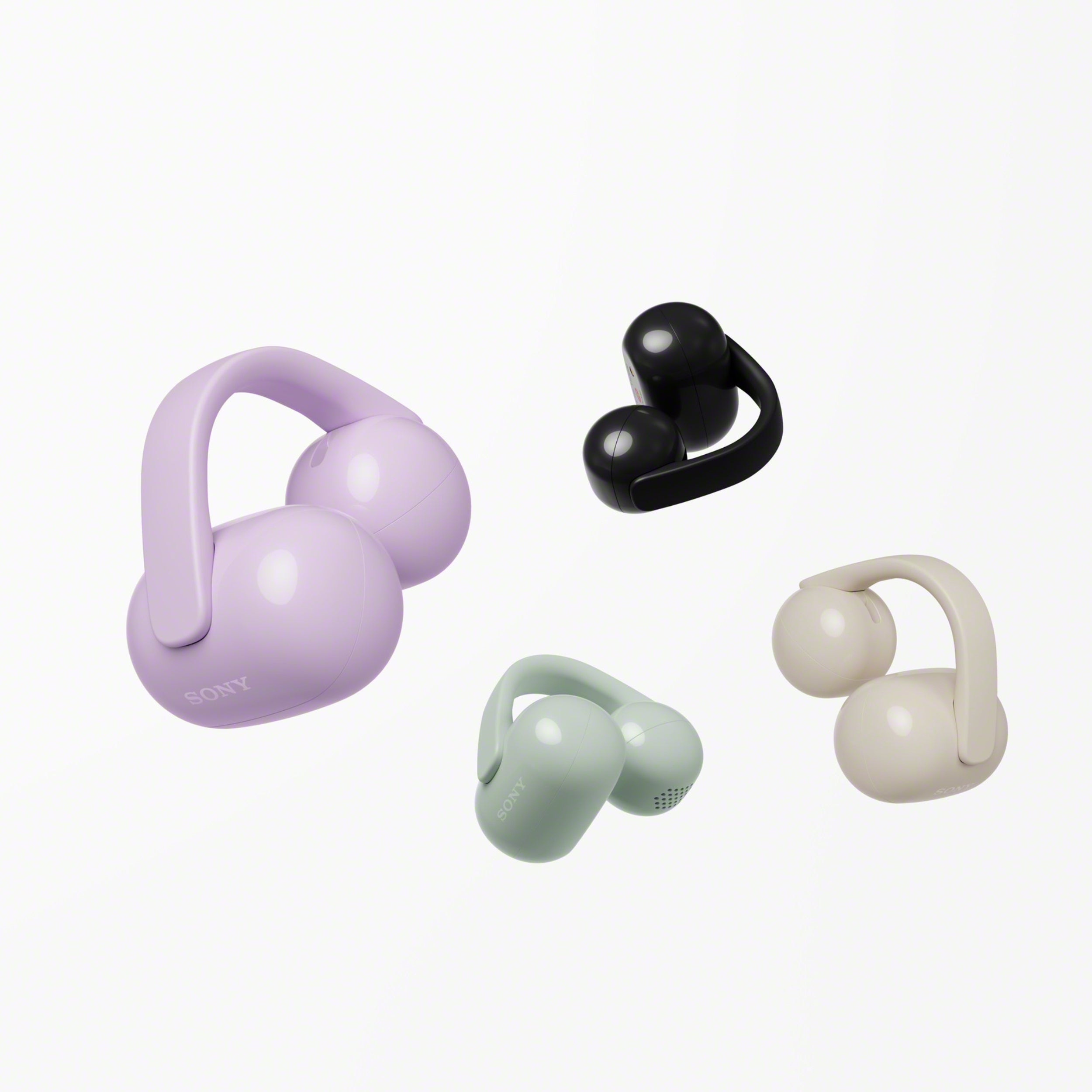 Sony LinkBuds Clip Open-Ear Truly Wireless Earbuds, Comfortable & Secure Fit, Lightweight Clip-On Design, Touch Controls, Ambient Sound Awareness, Water Resistant, Up to 37 Hrs of Playback