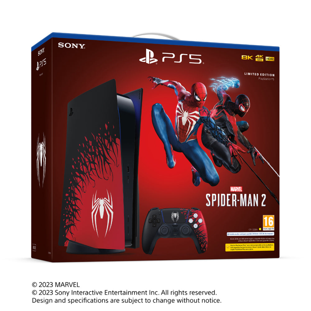 PlayStation®5 Console Disc- Marvel’s Spider-Man 2 Limited Edition Bundle