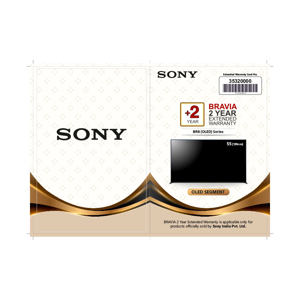 SONY BRAVIA +2Yr LCD EW 139cm(55)-OLED