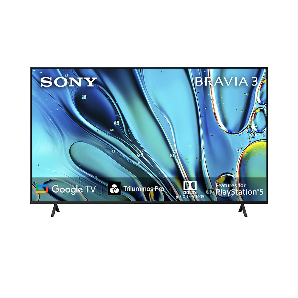 Sony 189 cm (75) BRAVIA 3 4K Ultra HD Smart LED Google TV K-75S30 (Black)