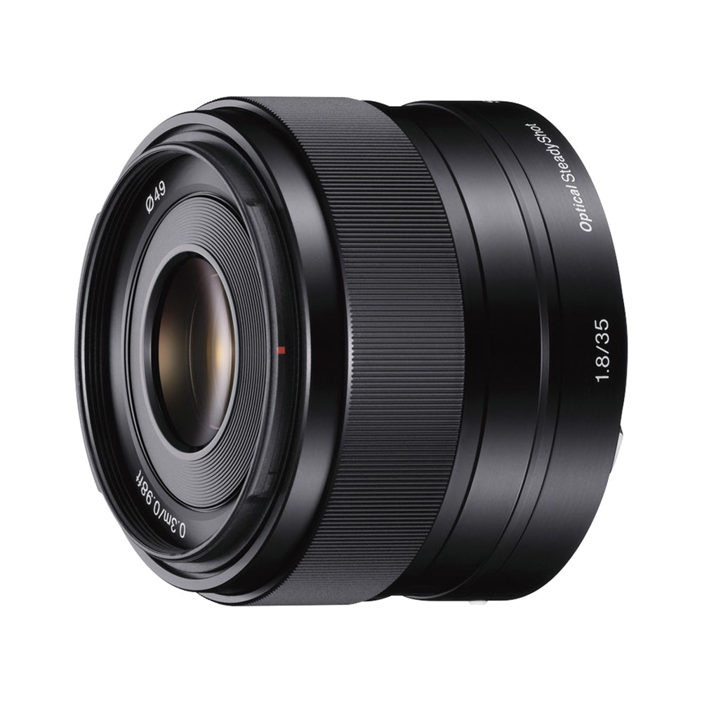 Sony E 35mm F1.8 OSS (SEL35F18) E-Mount APS-C, Standard Prime  Lens