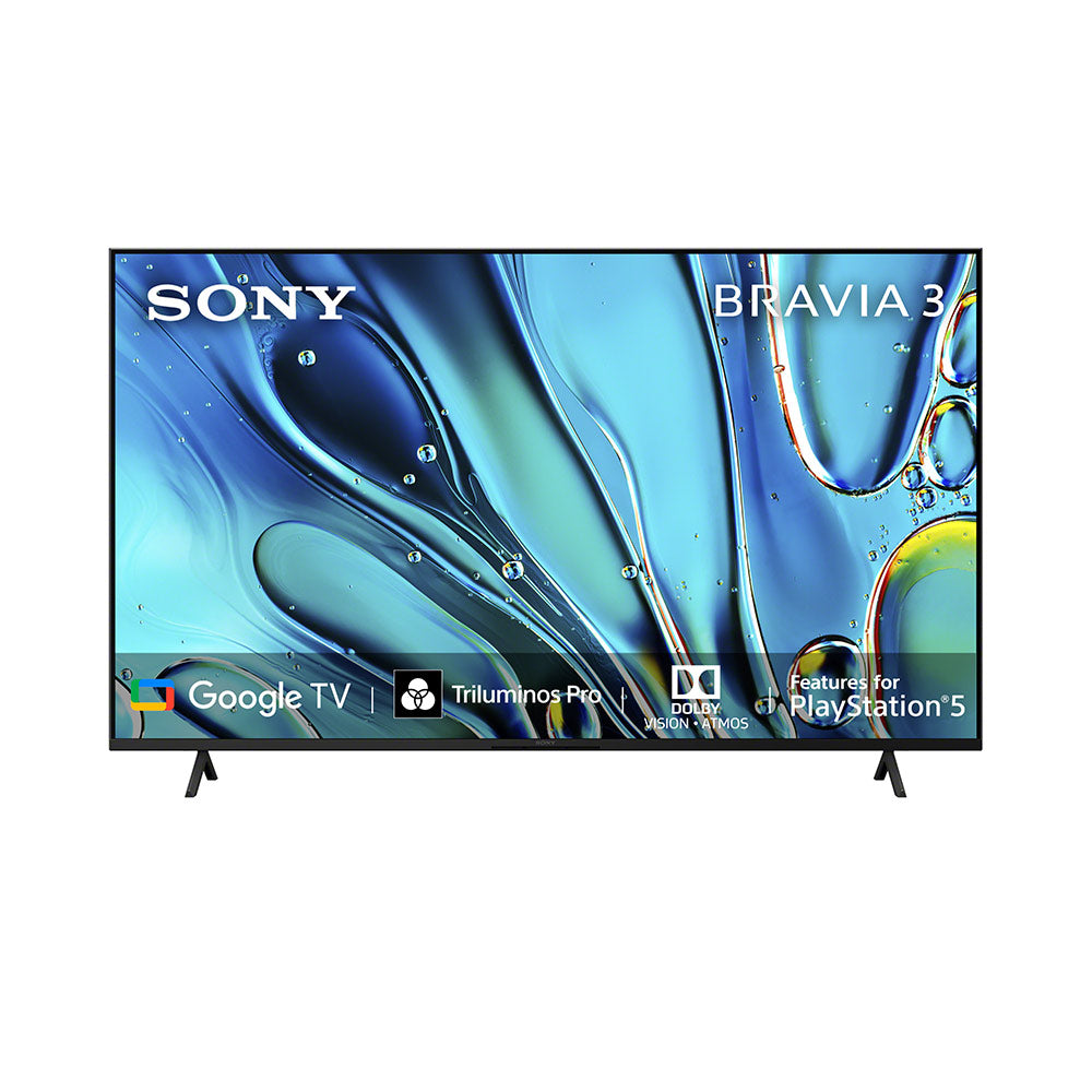 Sony 164 cm (65) BRAVIA 3 4K Ultra HD Smart LED Google TV K-65S30 (Black)