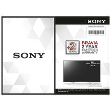 Load image into Gallery viewer, SONY BRAVIA +2 Year Extended Warranty-Above 189cm (75) 2K &amp; 4K