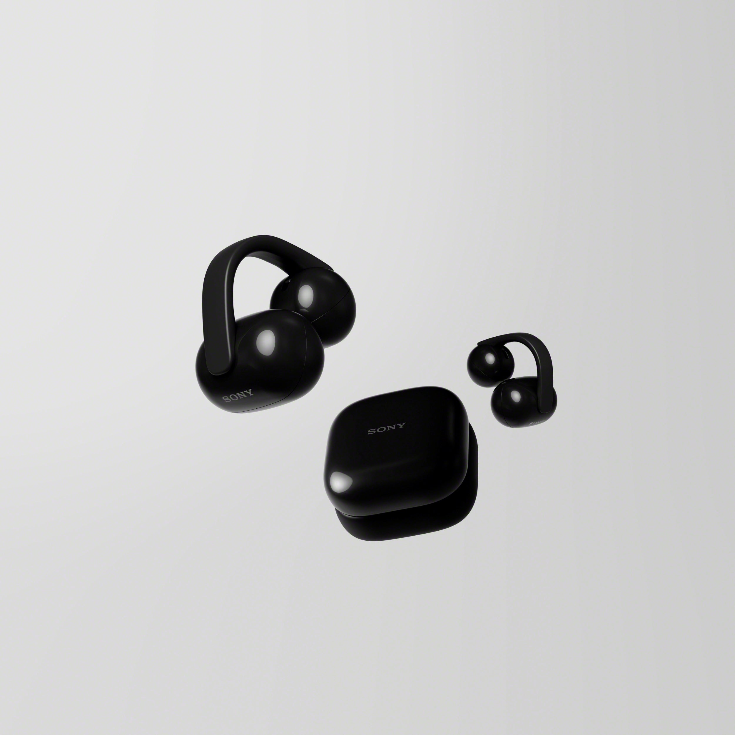 Sony LinkBuds Clip Open-Ear Truly Wireless Earbuds, Comfortable & Secure Fit, Lightweight Clip-On Design, Touch Controls, Ambient Sound Awareness, Water Resistant, Up to 37 Hrs of Playback