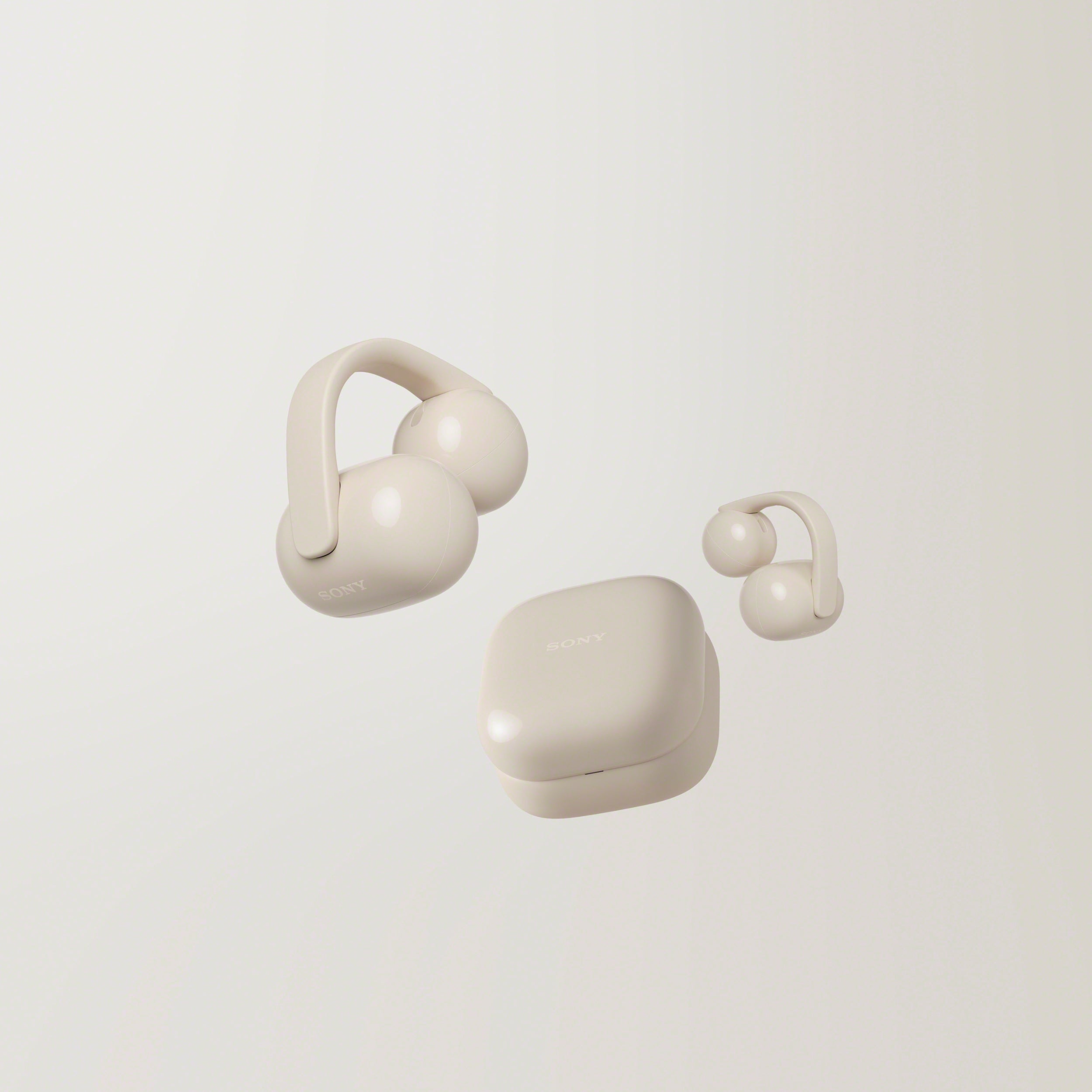 Sony LinkBuds Clip Open-Ear Truly Wireless Earbuds, Comfortable & Secure Fit, Lightweight Clip-On Design, Touch Controls, Ambient Sound Awareness, Water Resistant, Up to 37 Hrs of Playback