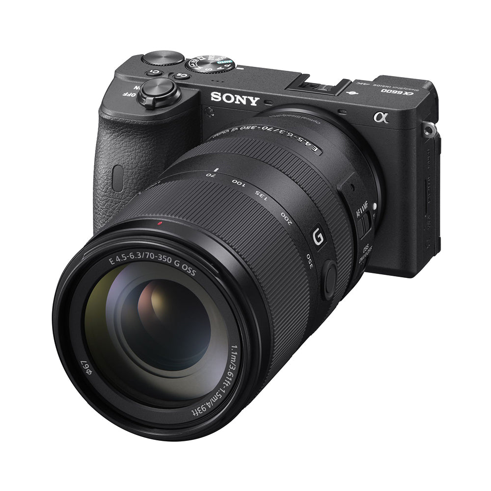 Sony E 70–350 mm F4.5–6.3 G OSS (SEL70350G) E-Mount APS-C, Super-telephoto Zoom G Lens