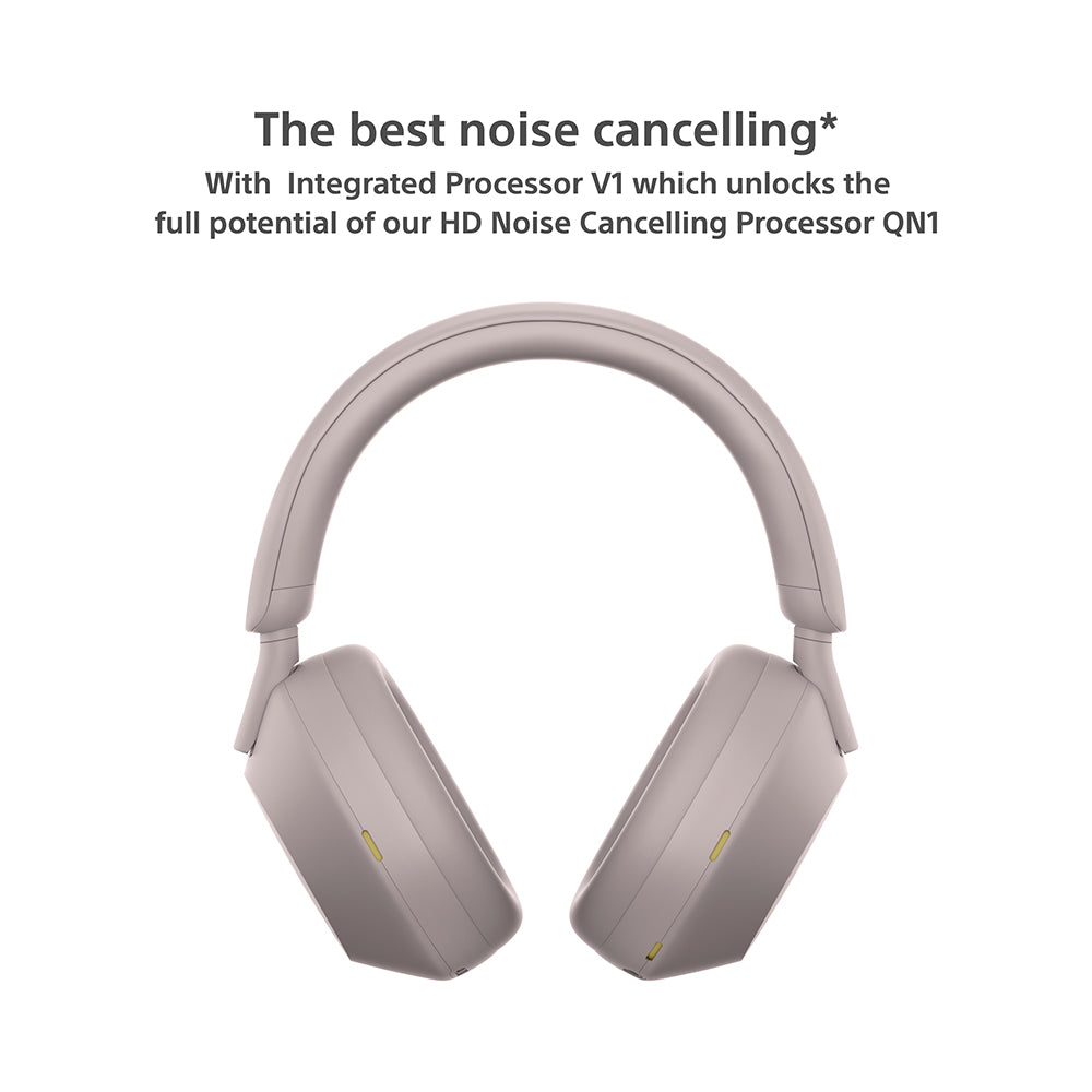 Sony WH-1000XM5 Wireless The Best Active Noise Cancelling Headphones, 8 Mics for Clear Calling, Battery- 40Hrs(w/o NC), 30Hrs(with NC), 3Min Quick Charge=3Hrs Playback, Multi Point Connectivity Black