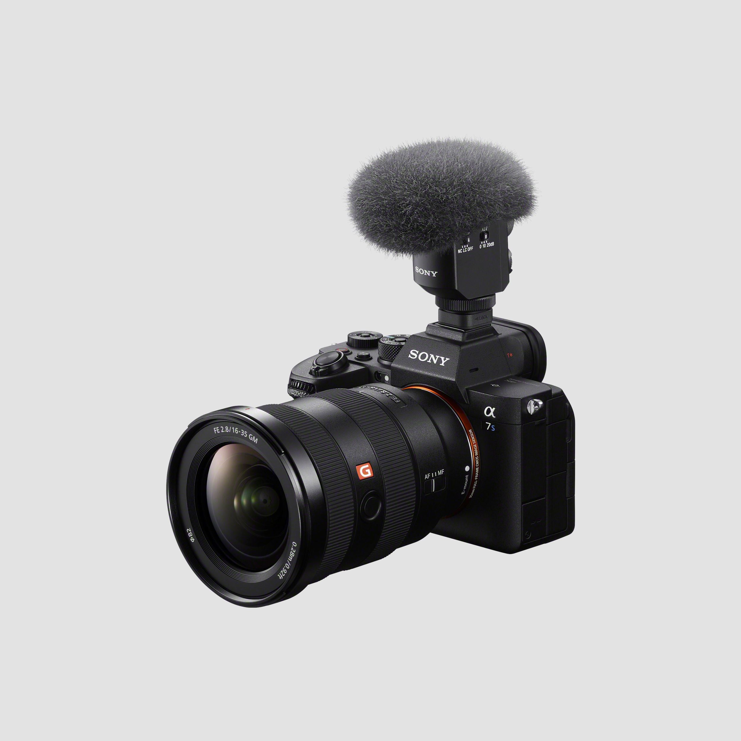 Sony ECM-M1 Digital Shotgun Camera Microphone | Eight Audio Recording Modes | Compact Microphone, Ideal for YouTubers | Vlogging & Content Creation | Interviews & Wedding Filmmakers