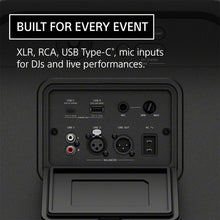 Load image into Gallery viewer, Sony New ULT TOWER 5(SRS-ULT500) Wireless Bluetooth Party Speaker,300W Powerful Sound with Massive Bass,New Party Lights,Upto 20Hrs Battery Life,Auracast,DJ &amp; Mic Connectivity,IPX4,Built-in Handles