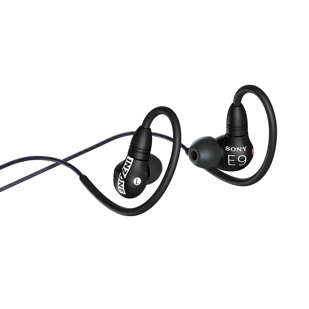 Sony INZONE E9 Wired in-Ear Monitor for Gaming, Tuned for FPS Games, Sound Isolating Earbuds, Comfortable Fit, Low Profile Design, 360 Spatial Sound, Case Included, Developed with Fnatic, White