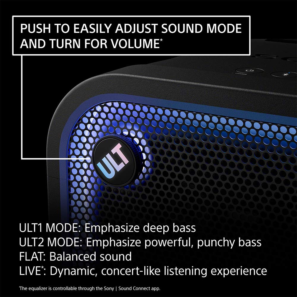 Sony New ULT TOWER 7(SRS-ULT700) Wireless Bluetooth Party Speaker,420WSound with Massive Bass,New 360°Party Sound & Lights,Upto 30Hrs Battery Life,Auracast DJ & Mic Port,IPX4,Built-in Handles & Wheels