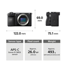 Load image into Gallery viewer, Sony Alpha ILCE-6700K (Previously ILCE-6700L) with Upgraded SEL16-50 (Ver 2) Power Zoom Lens |  APS-C Interchangeable-Lens Mirrorless Camera |26.0 MP  4K 60p Recording - Black