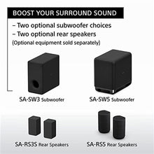 Load image into Gallery viewer, Sony HT-A3000 3.1ch 360 Spatial Sound Mapping SoundbarHome theatre system with Dolby Atmos and wireless Subwoofer SA-SW5 ( 550W,Bluetooth, Hi Res Audio, 360 RA,HDMI eArc &amp; Optical Connectivity)