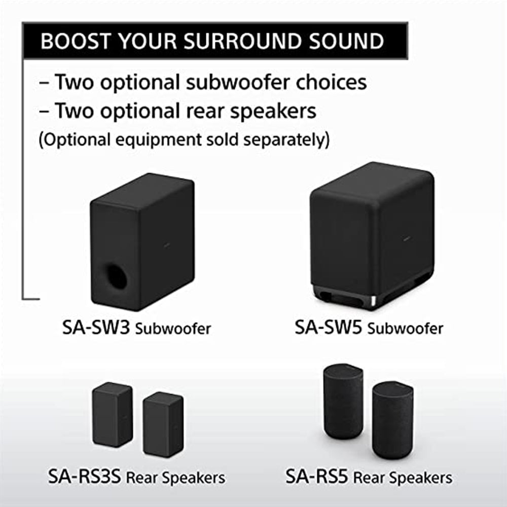 Sony HT-A3000 5.1ch 360 Spatial Sound Mapping SoundbarHome theatre sys