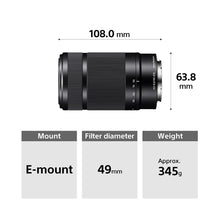 Load image into Gallery viewer, Sony E 55–210 mm F4.5–6.3 OSS (SEL55210) E-Mount Aps-c, Telephoto Zoom Lens