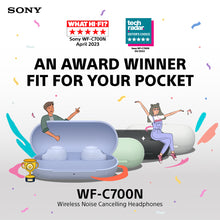 Load image into Gallery viewer, New Sony WF-C700N Bluetooth Lightest Truly Wireless Noise Cancellation In Ear Earbuds, 360 RA, Multipoint Connection, 10 Mins Super Quick Charge, 20hrs Batt Life, IPX4 Ratings, Fast Pair, App Support