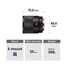 Load image into Gallery viewer, Sony Vario-Tessar® T* E 16–70 mm F4 ZA OSS (SEL1670Z) E-Mount APS-C, Standard Zoom Lens