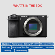 Load image into Gallery viewer, Sony Alpha ILCE-6700M APS-C Interchangeable-Lens Mirrorless Camera (Body + 18-135 mm Power Zoom Lens) | Made for Creators | 26.0 MP | Artificial Intelligence based Autofocus | 4K 60p Recording - Black