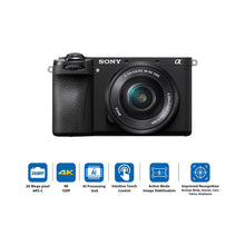 Load image into Gallery viewer, Sony Alpha ILCE-6700L APS-C Interchangeable-Lens Mirrorless Camera (Body + 16-50 mm Power Zoom Lens) | Made for Creators | 26.0 MP | Artificial Intelligence based Autofocus | 4K 60p Recording - Black