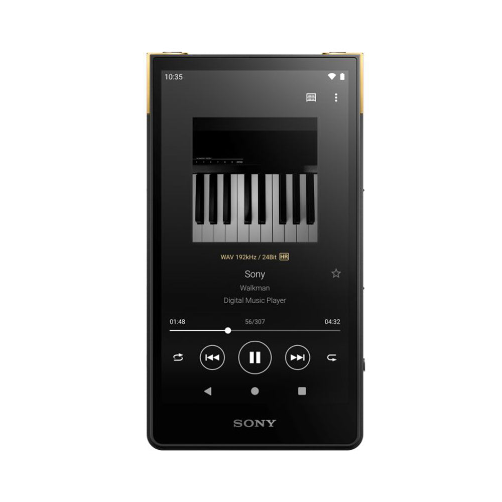 Sony NW-ZX707 Walkman 64GB Hi-Res Portable Digital Music Player with Android, Large 5.0" (diag) Touchscreen Display, up to 24 Hour Battery, Wi-Fi & Bluetooth and USB Type-C – Black