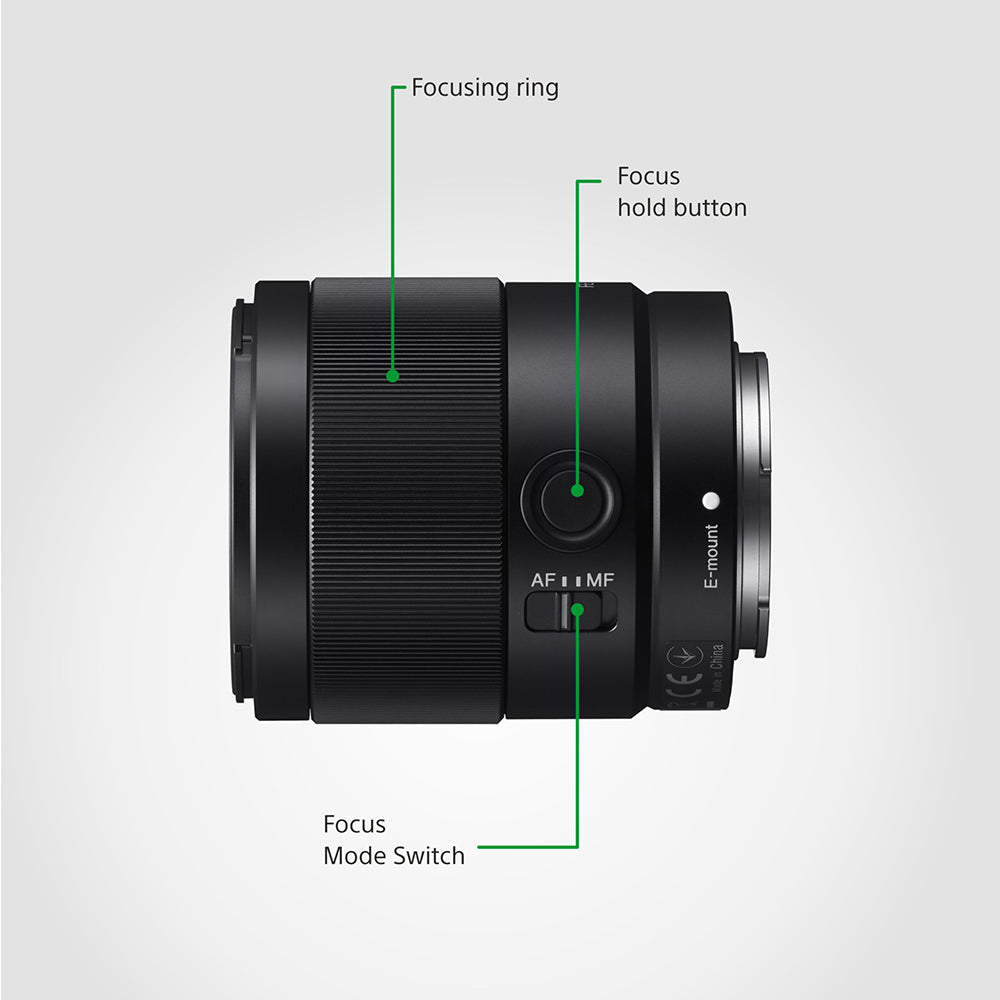 Sony FE 35mm F1.8 (SEL35F18F) E-Mount Full-Frame, Wide-angle Prime Lens