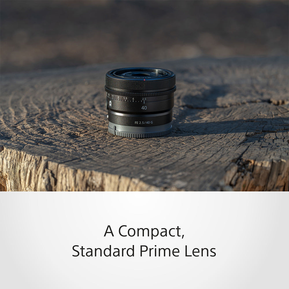 Sony FE 40mm F2.5 G (SEL40F25G) E-Mount Full-Frame, Standard Prime G Lens