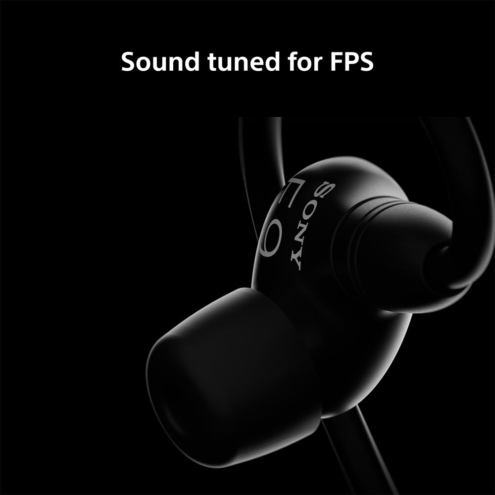 Sony INZONE E9 Wired in-Ear Monitor for Gaming, Tuned for FPS Games, Sound Isolating Earbuds, Comfortable Fit, Low Profile Design, 360 Spatial Sound, Case Included, Developed with Fnatic, White