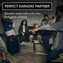 Load image into Gallery viewer, Sony New ULT TOWER 7(SRS-ULT700) Wireless Bluetooth Party Speaker,420WSound with Massive Bass,New 360°Party Sound &amp; Lights,Upto 30Hrs Battery Life,Auracast DJ &amp; Mic Port,IPX4,Built-in Handles &amp; Wheels