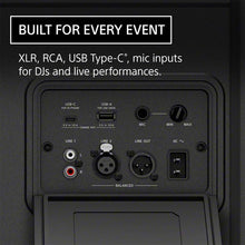 Load image into Gallery viewer, Sony New ULT TOWER 7(SRS-ULT700) Wireless Bluetooth Party Speaker,420WSound with Massive Bass,New 360°Party Sound &amp; Lights,Upto 30Hrs Battery Life,Auracast DJ &amp; Mic Port,IPX4,Built-in Handles &amp; Wheels
