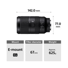 Load image into Gallery viewer, Sony E 70–350 mm F4.5–6.3 G OSS (SEL70350G) E-Mount APS-C, Super-telephoto Zoom G Lens