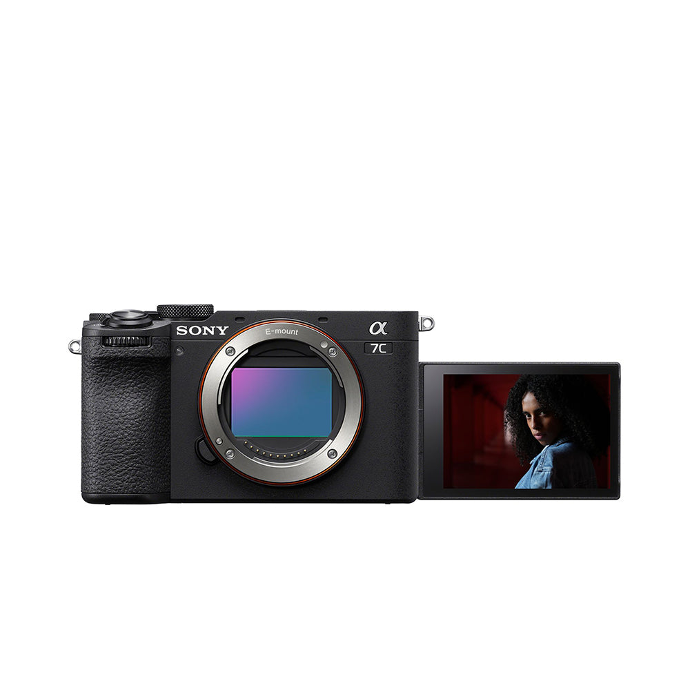 Sony Alpha ILCE-7CM2 Full-Frame Interchangeable-Lens Mirrorless vlog Camera (Body Only) | Made for Creators | 33.0 MP | Artificial Intelligence based Autofocus | 4K 60p Recording - Black