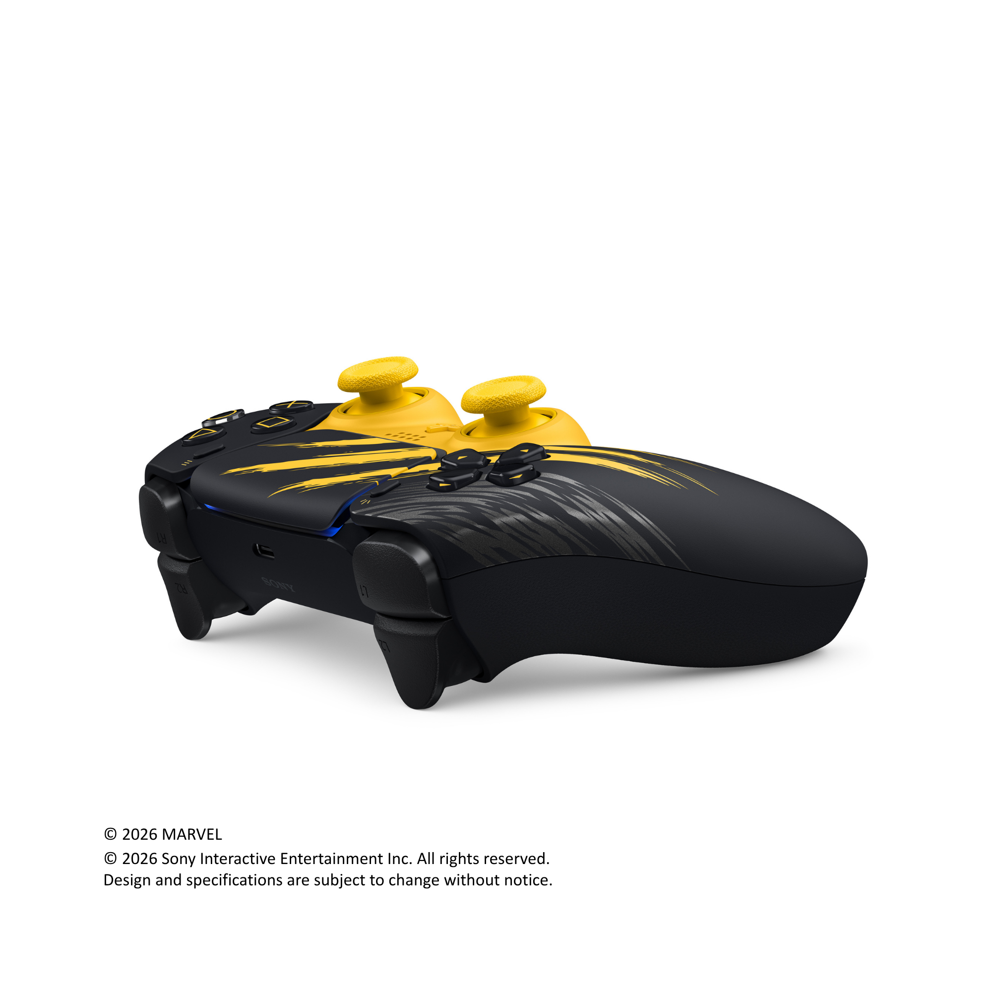 Subject - DualSense Controller Yellow for Marvel's Wolverine