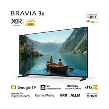 Load image into Gallery viewer, Sony 254 cm (100 inches) BRAVIA 3II AI XR Powered 4K 120HZ Ultra HD Smart LED Google TV K-100XR35M2 (Black)