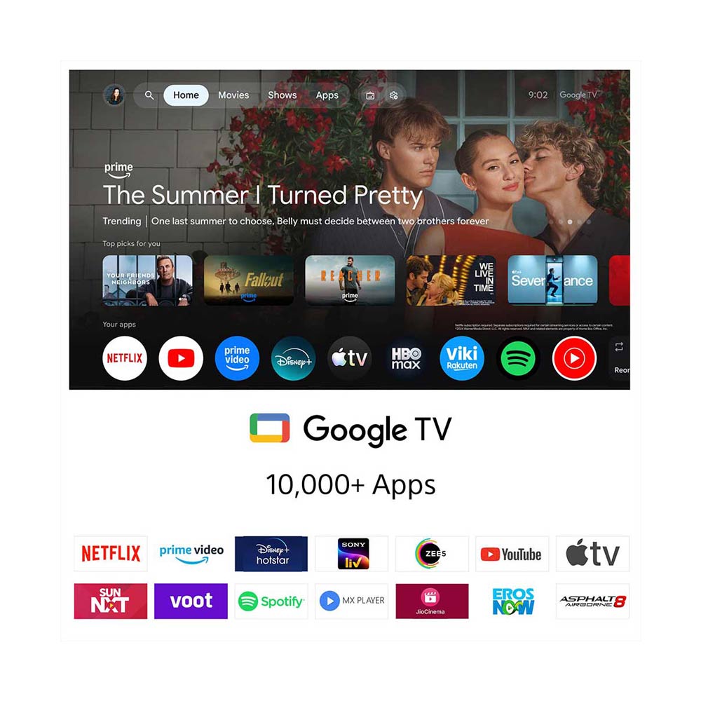 Sony 215 cm (85 inches)  BRAVIA 3II AI XR Powered 4K 120HZ Ultra HD Smart LED Google TV K-85XR35M (Black)