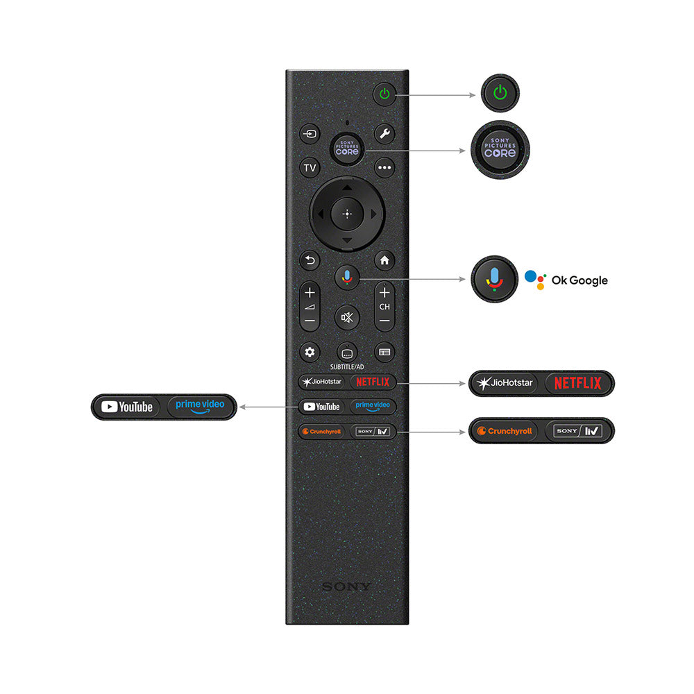 Sony 215 cm (85 inches)  BRAVIA 3II AI XR Powered 4K 120HZ Ultra HD Smart LED Google TV K-85XR35M (Black)