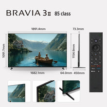 Load image into Gallery viewer, Sony 215 cm (85 inches)  BRAVIA 3II AI XR Powered 4K 120HZ Ultra HD Smart LED Google TV K-85XR35M (Black)