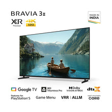 Load image into Gallery viewer, Sony 139 cm (55 inches) BRAVIA 3II AI XR Powered 4K 120HZ Ultra HD Smart LED Google TV K-55XR35M2 (Black)