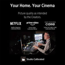 Load image into Gallery viewer, Sony BRAVIA 7II True RGB Series 248 cm (98 Inch) TV, AI XR Powered 4K Ultra HD (3840 x 2160) 120HZ Smart RGB LED Google TV, K-98XR70M2 (Black)