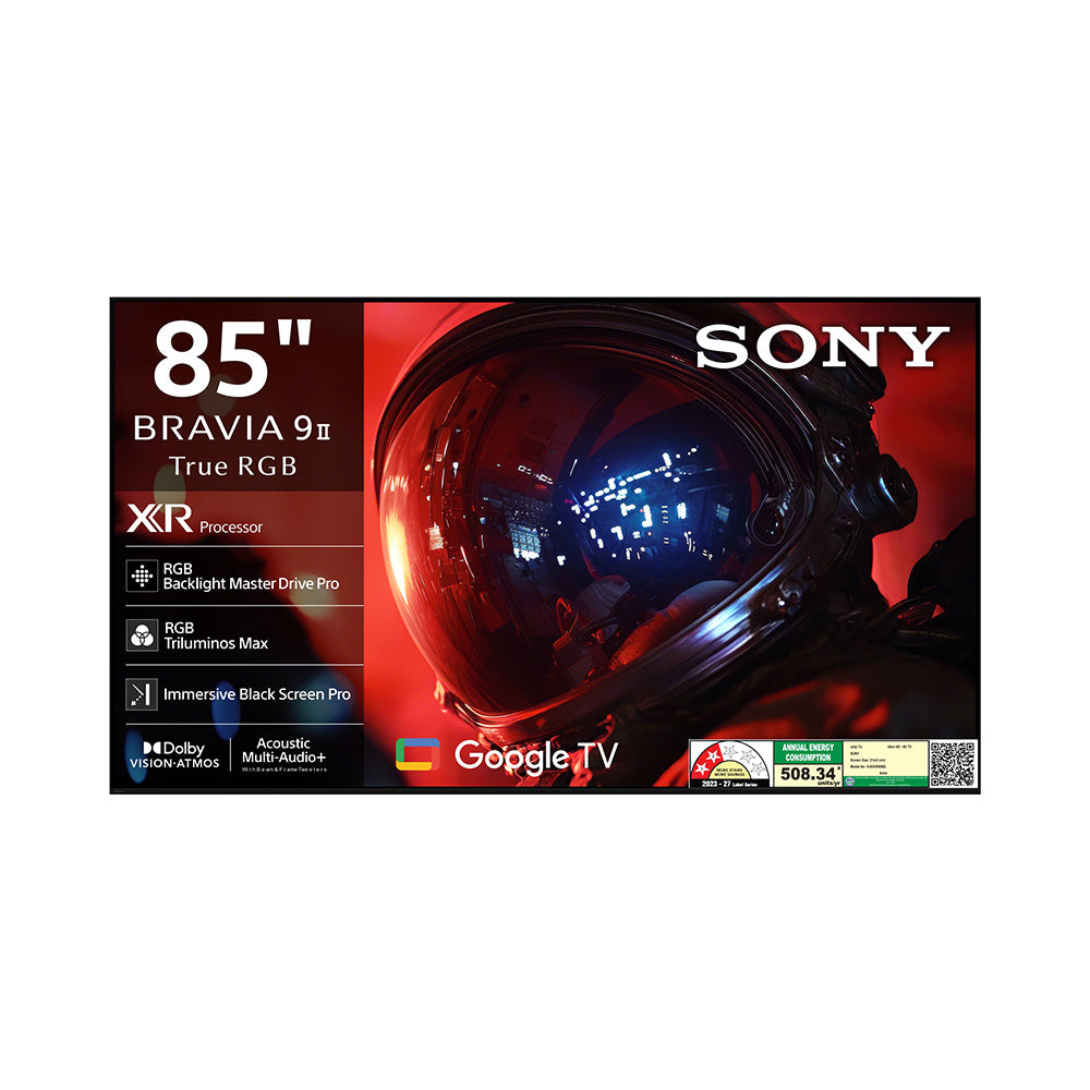 Sony BRAVIA 9II True RGB TV Series 215 cm (85 Inch) , AI XR Powered 4K Ultra HD (3840 x 2160) 120HZ Smart RGB LED Google TV, K-85XR90M2 (Black)