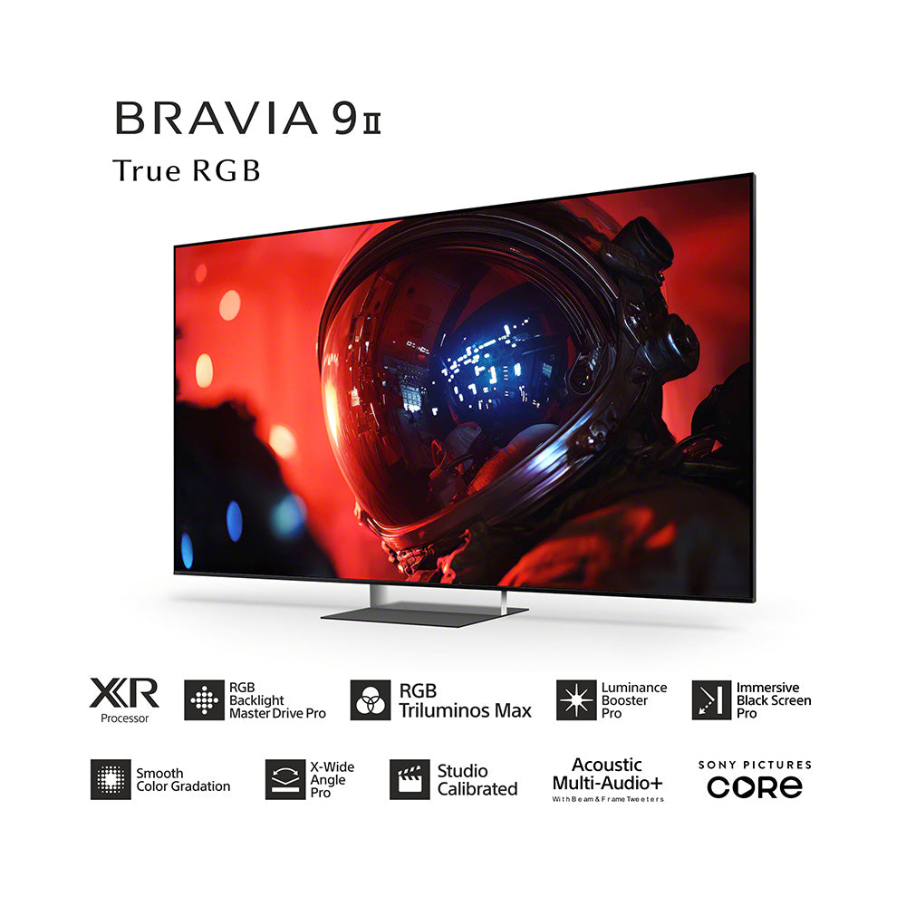 Sony BRAVIA 9II True RGB TV Series 215 cm (85 Inch) , AI XR Powered 4K Ultra HD (3840 x 2160) 120HZ Smart RGB LED Google TV, K-85XR90M2 (Black)