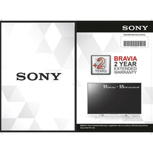 Load image into Gallery viewer, SONY BRAVIA +2 Year Extended Warranty-128cm (51) – 139cm(55) 2K &amp; 4K