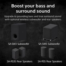 Load image into Gallery viewer, BRAVIA Theater Bar 8 Sound Bar Surround Sound Home Theater with 11 speakers, Dolby Atmos/DTS:X, 360 Spatial Sound Mapping, HDMI 2.1 and supports Spotify Connect/Apple AirPlay