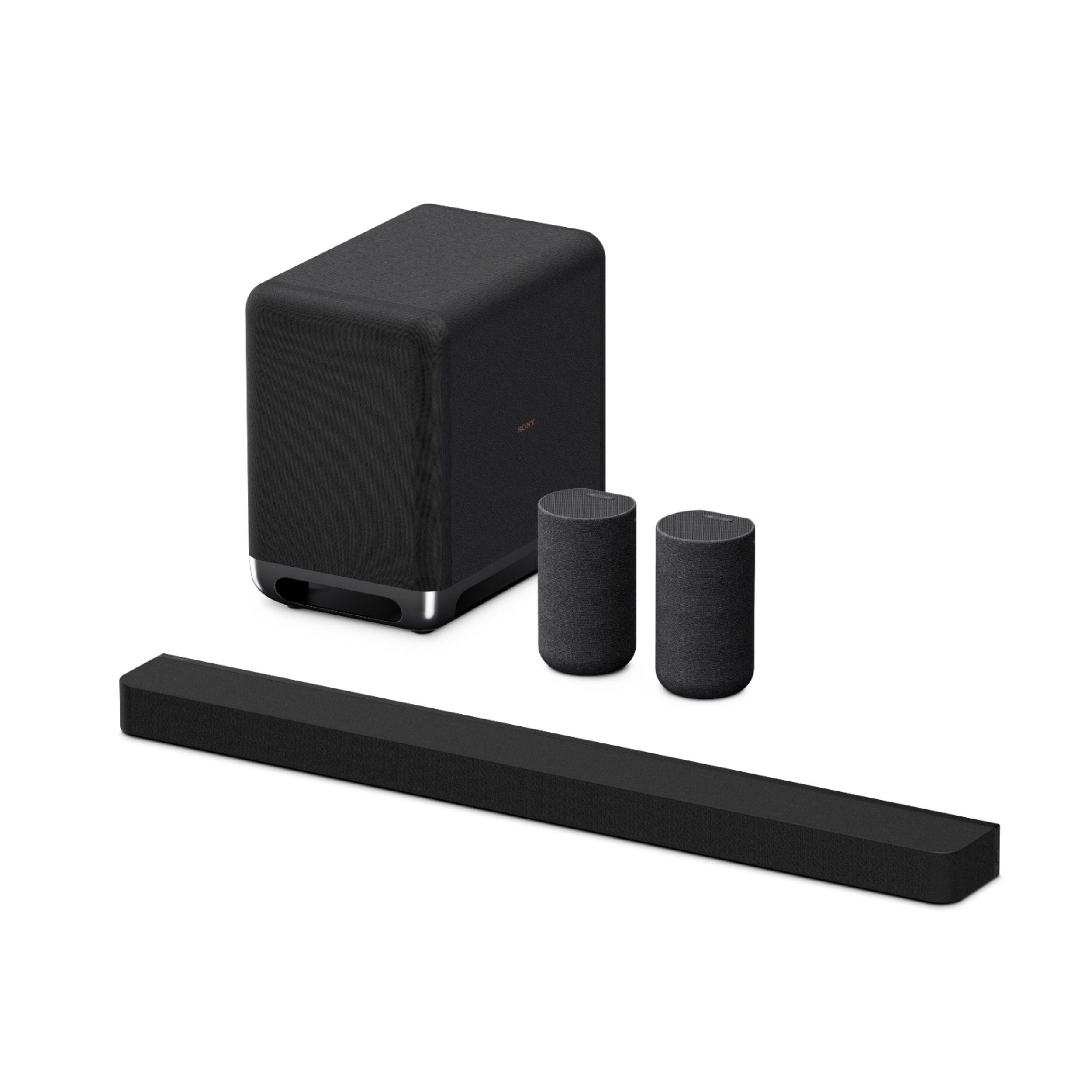 Sony Bravia Theatre Bar 9(HT-A9000) with 360 SSM,IMAX,Dolby Atmos/DTSx Premium Soundbar Home Theatre System with subwoofer SW5 & Rear Speaker SA-RS5(360 RA,Voice Zoom3,8K/4K HDR,HDMI eArc,BT),Black