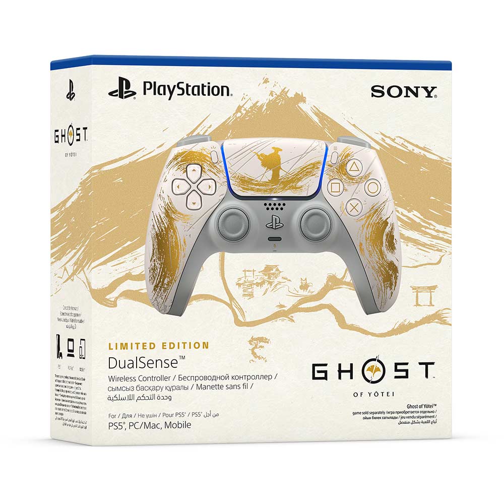 PS5 DualSense Ghost Of Yotei-GOLD