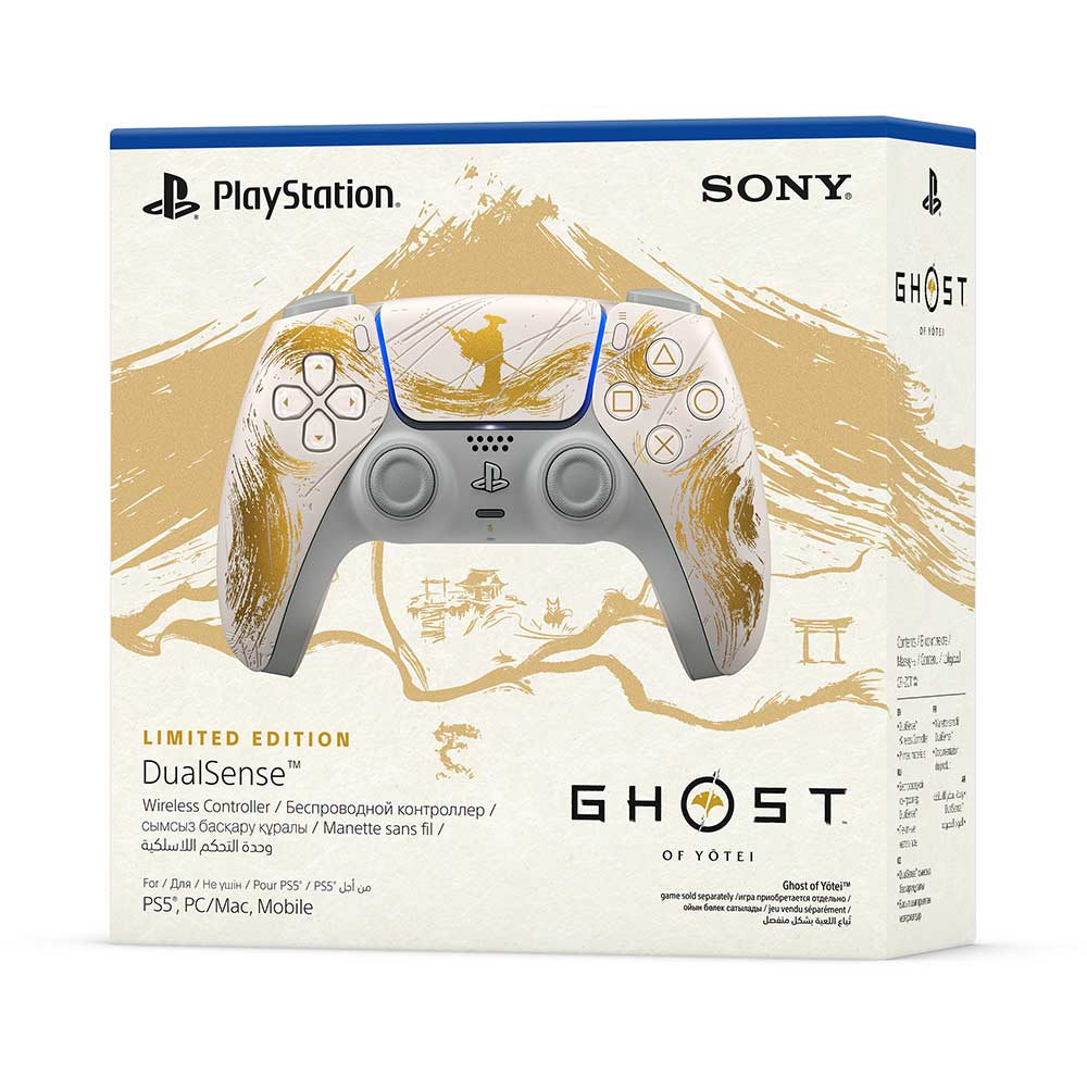 PS5 DualSense Ghost Of Yotei-GOLD